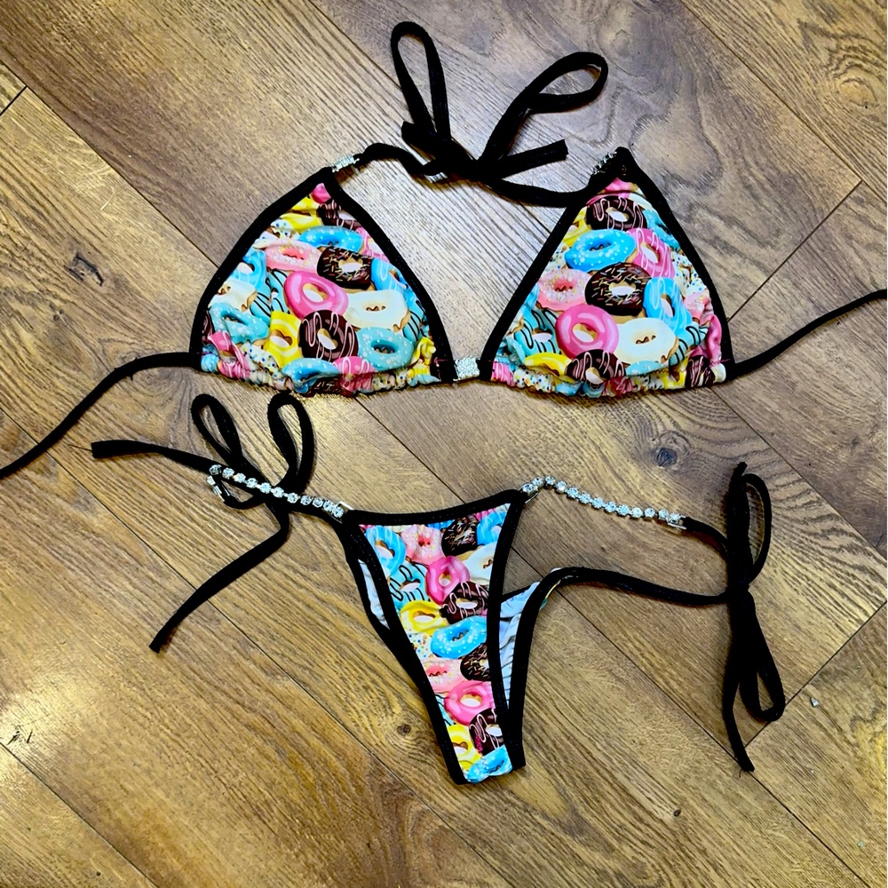 Angel Competition Bikinis - Bikini Donut Posing Practice Suit